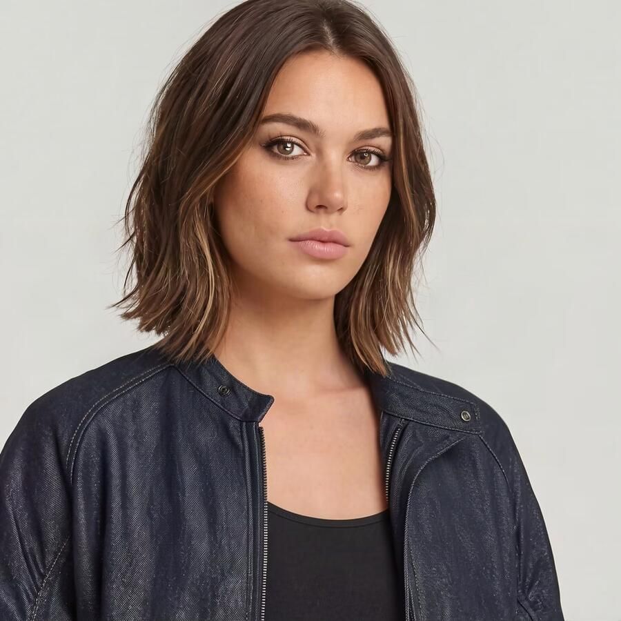 G-Star RAW Lightweight Zomerjas Bomber Donkerblauw Dames - Foto 3