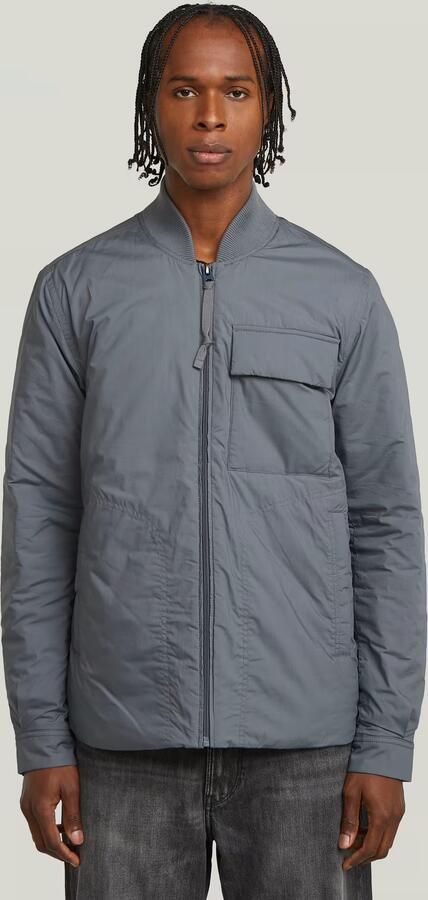 G-Star RAW Lofty Padded Overshirt Grijs Heren - Foto 7
