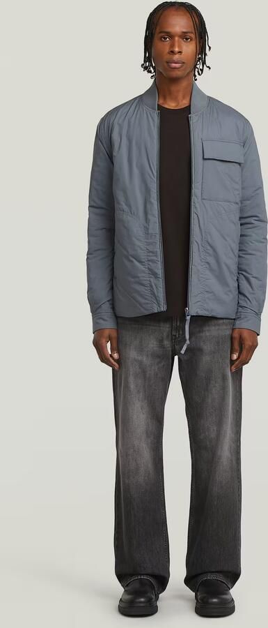 G-Star RAW Lofty Padded Overshirt Grijs Heren - Foto 6