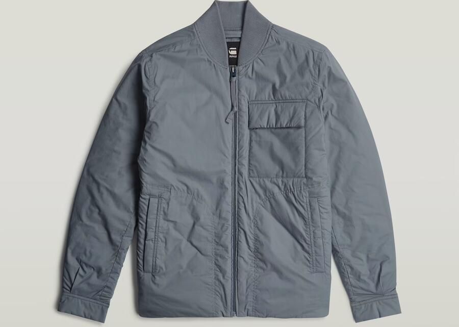 G-Star RAW Lofty Padded Overshirt Grijs Heren - Foto 4