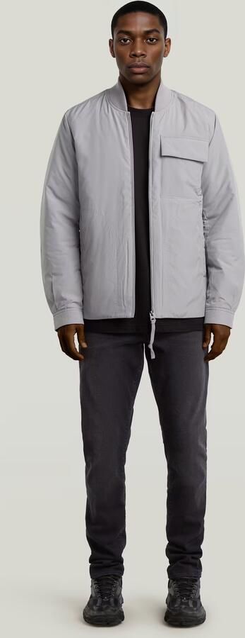 G-Star RAW Lofty Padded Overshirt Grijs Heren - Foto 4