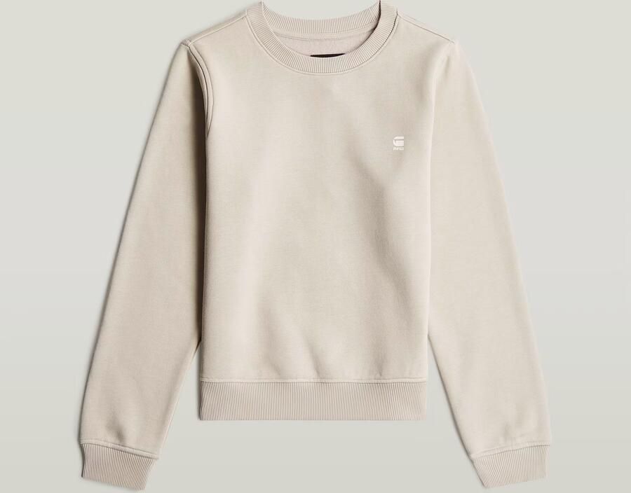G-Star RAW Logo Crew Sweater Beige Dames - Foto 2