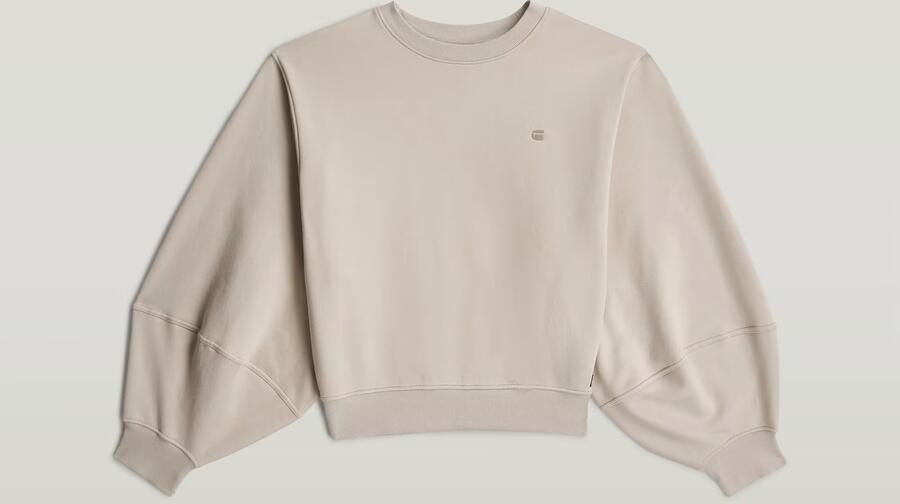 G-Star RAW Logo Crew Sweater Beige Dames - Foto 5