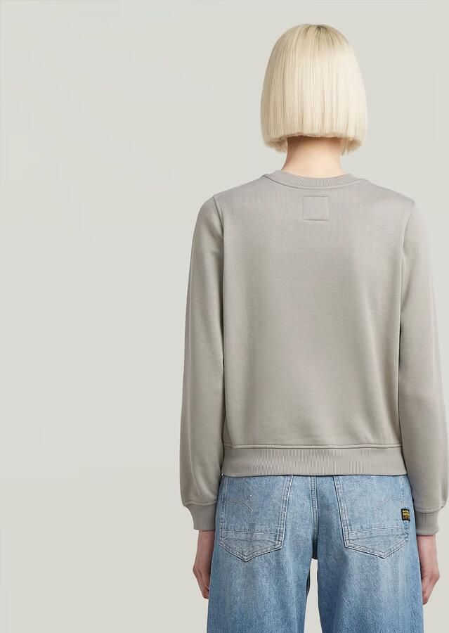 G-Star RAW Logo Crew Sweater Grijs Dames - Foto 3