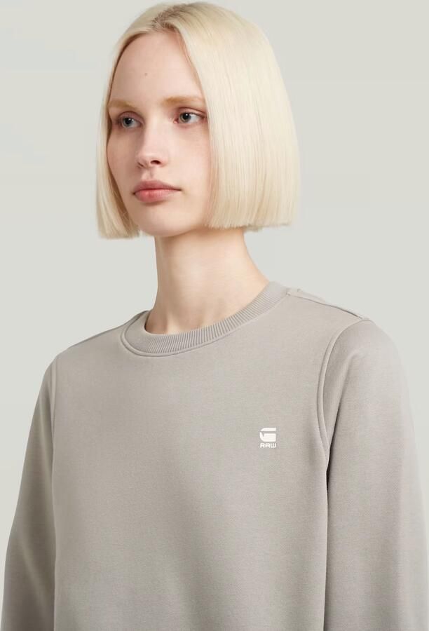 G-Star RAW Logo Crew Sweater Grijs Dames - Foto 4