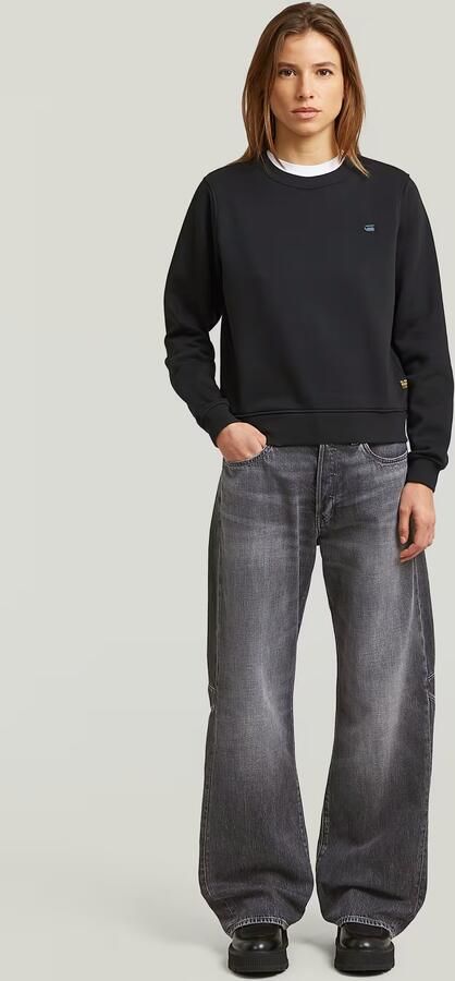 G-Star RAW Logo Crew Sweater Zwart Dames - Foto 6