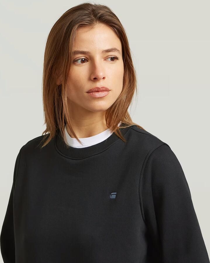 G-Star RAW Logo Crew Sweater Zwart Dames - Foto 3