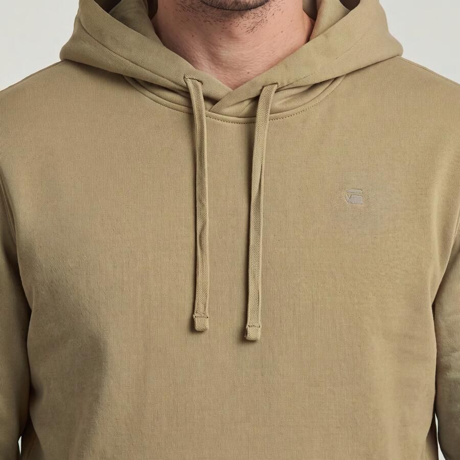 G-Star RAW Logo Hooded Sweater Beige Heren - Foto 3