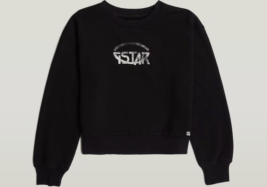 G-Star RAW Logo Loose Sweater Zwart Dames - Foto 6