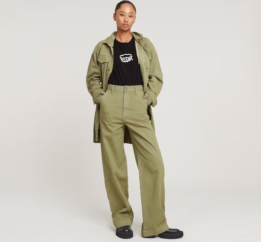 G-Star RAW Logo Relaxed Korte Top Zwart Dames - Foto 5