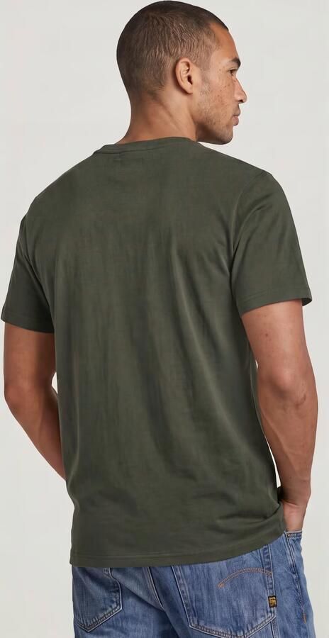 G-Star RAW Logo Slim T-shirt Grijs Heren - Foto 5
