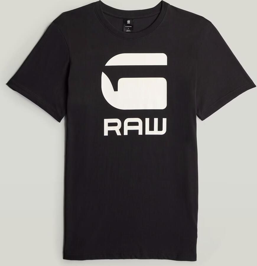 G-Star RAW Logo Slim T-shirt Zwart Heren - Foto 2