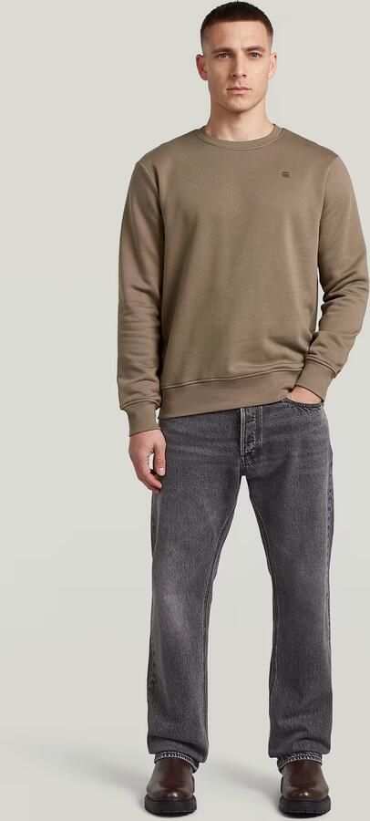 G-Star RAW Logo Sweater Bruin Heren - Foto 7