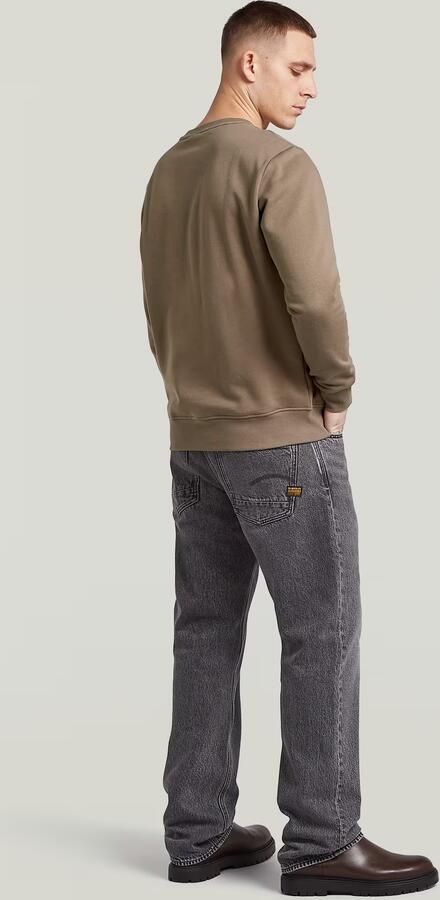 G-Star RAW Logo Sweater Bruin Heren - Foto 6