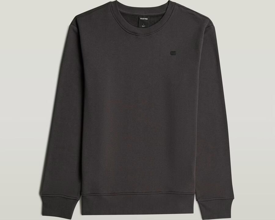G-Star RAW Logo Sweater Grijs Heren - Foto 4