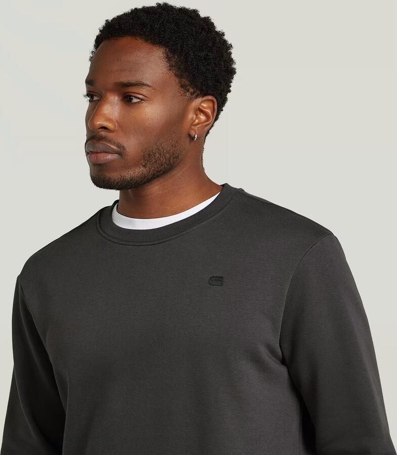 G-Star RAW Logo Sweater Grijs Heren - Foto 3