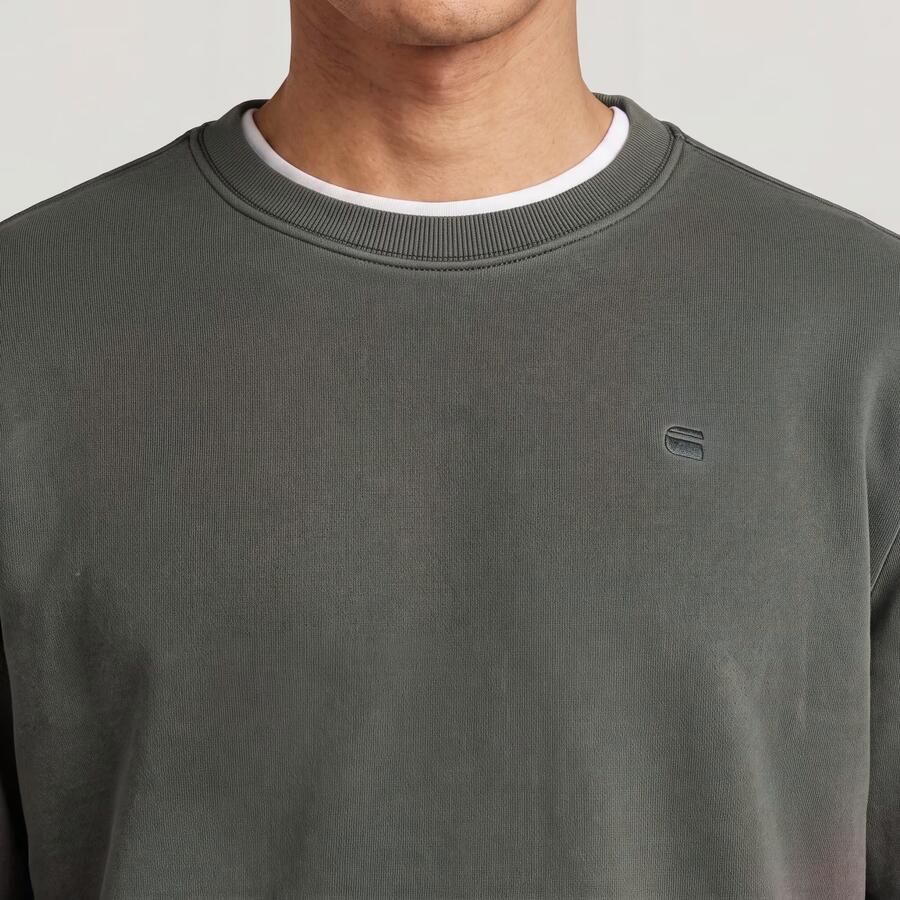 G-Star RAW Logo Sweater Grijs Heren - Foto 2