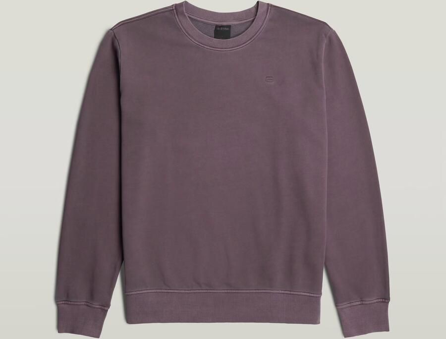 G-Star RAW Logo Sweater Paars Heren