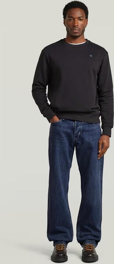 G-Star RAW Logo Sweater Zwart Heren - Foto 7