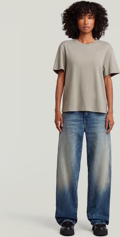G-Star RAW Logo T-Shirt Beige Dames - Foto 5