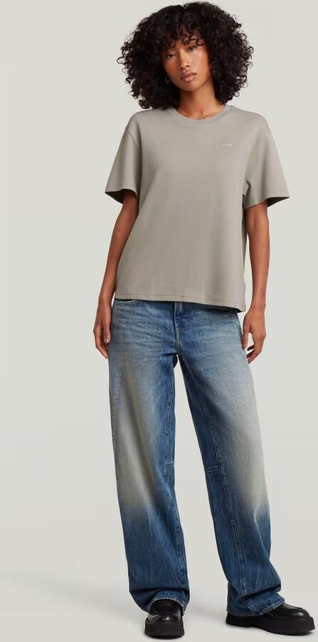 G-Star RAW Logo T-Shirt Beige Dames - Foto 6