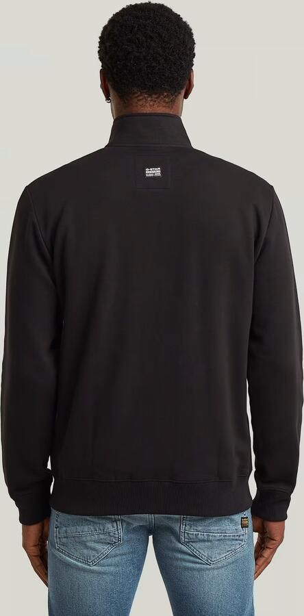 G-Star RAW Logo Zip Thru Sweatvest Zwart Heren - Foto 6