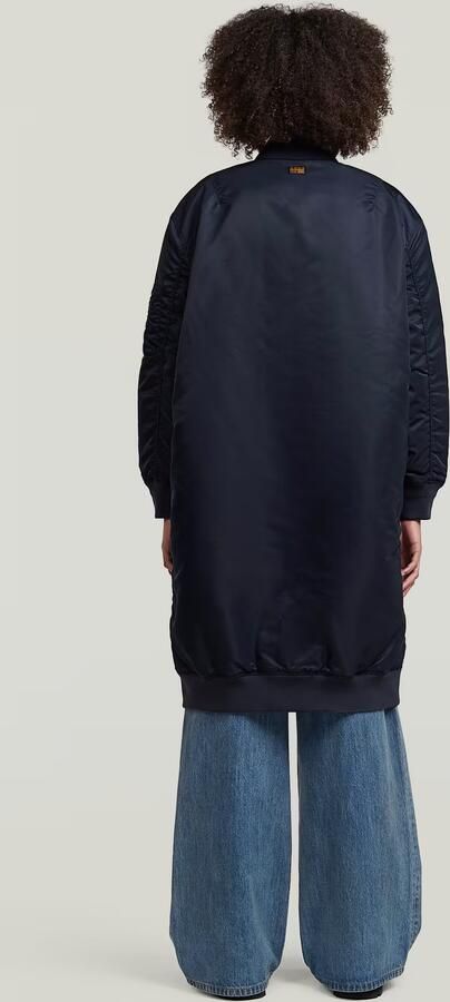 G-Star RAW Long Bomberjack Donkerblauw Dames - Foto 6