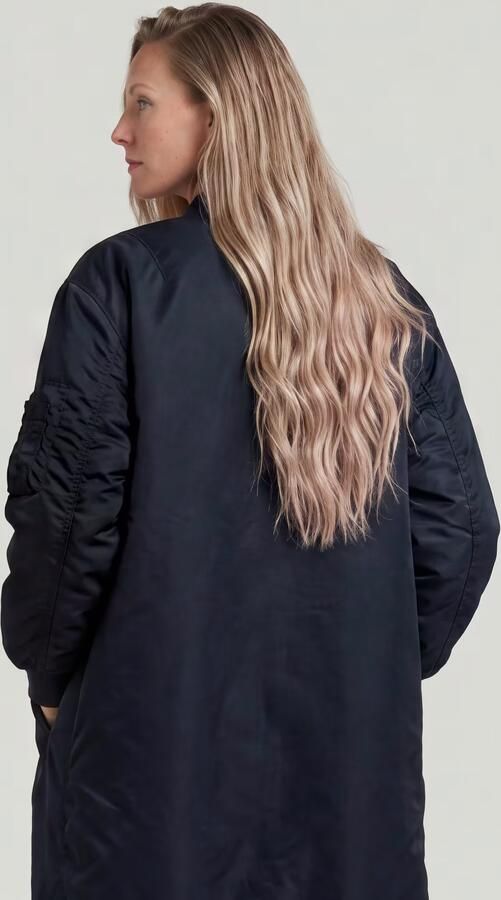 G-Star RAW Long Bomberjack Donkerblauw Dames - Foto 5