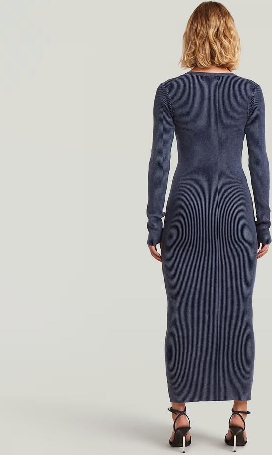 G-Star RAW Long Cardigan Dress Knit Donkerblauw Dames - Foto 5