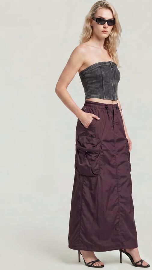 G-Star RAW Long Cargorok Paars Dames - Foto 6