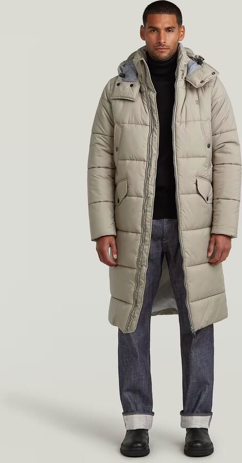 G-Star RAW Long Padded Winterjack Beige Heren - Foto 4
