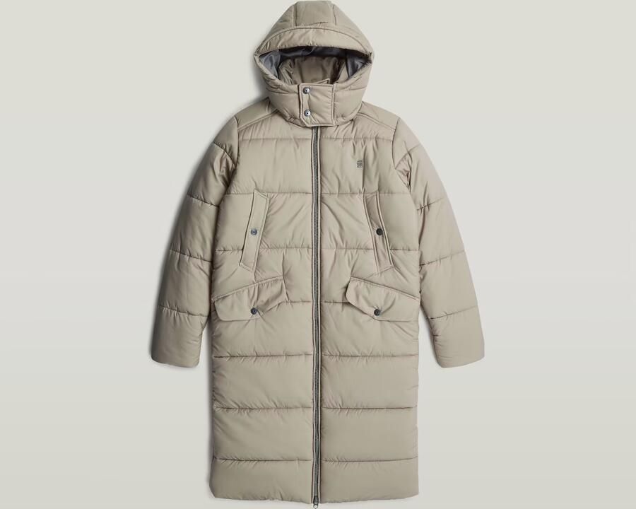 G-Star RAW Long Padded Winterjack Beige Heren - Foto 3