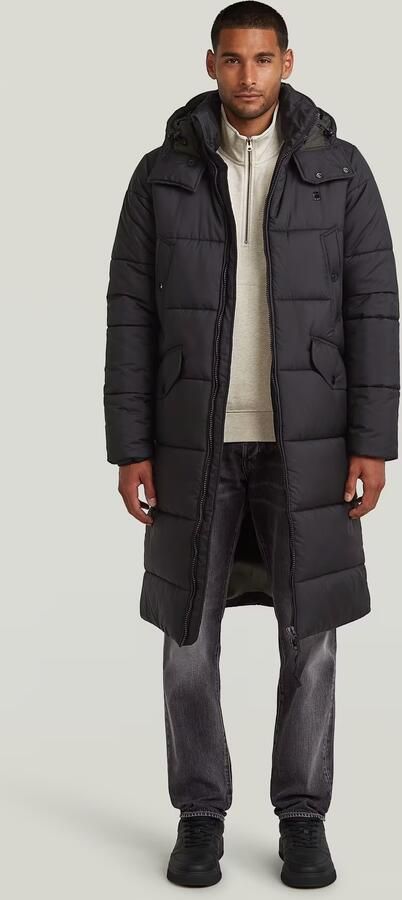 G-Star RAW Long Padded Winterjack Zwart Heren - Foto 4