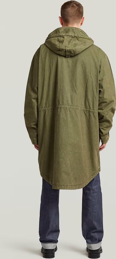 G-Star RAW Long Parka Groen Heren