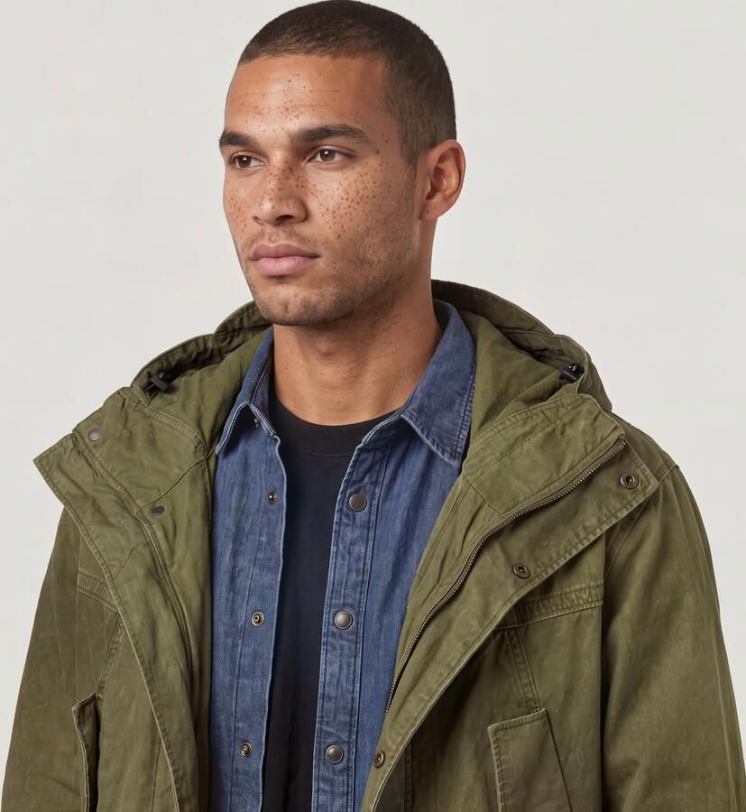 G-Star RAW Long Parka Groen Heren - Foto 5