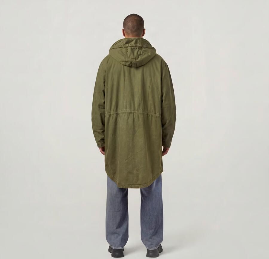 G-Star RAW Long Parka Groen Heren - Foto 3