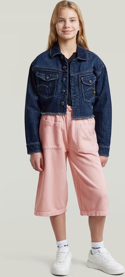 G-Star RAW Long Sweatshort voor meisjes Roze meisjes - Foto 5