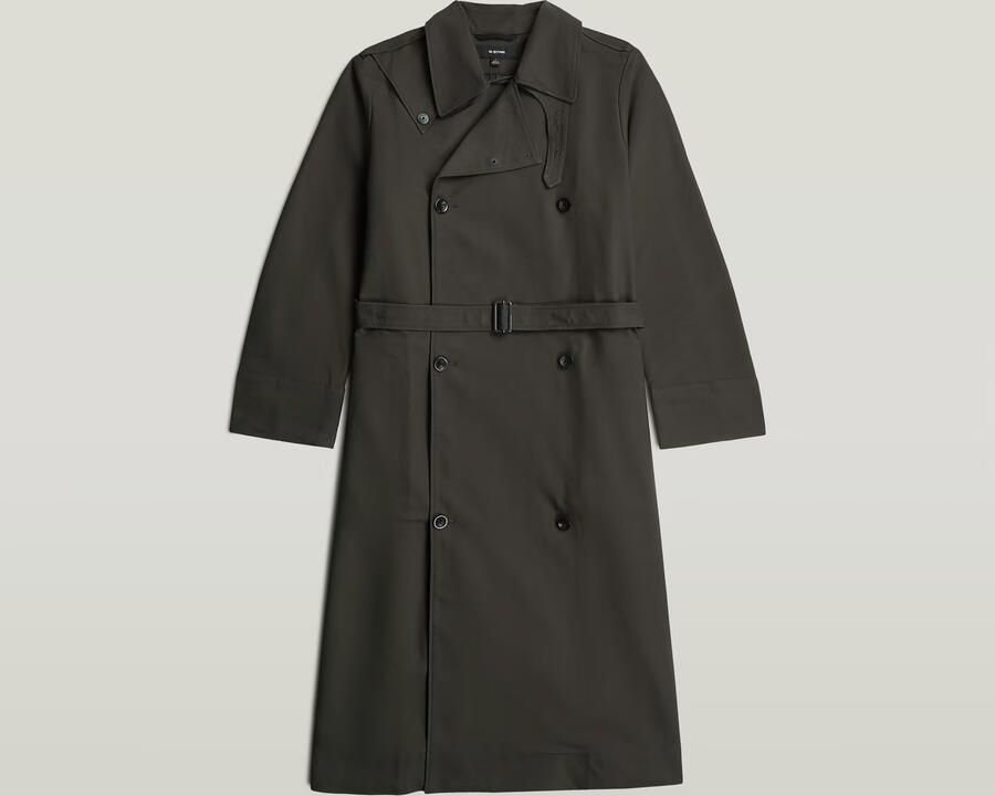 G-Star RAW Long Trenchcoat Grijs Dames - Foto 3