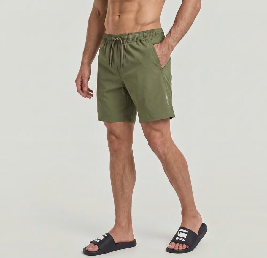 G-Star RAW Long Zwemshort Groen Heren - Foto 3