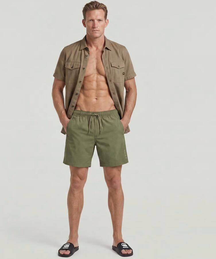 G-Star RAW Long Zwemshort Groen Heren - Foto 6