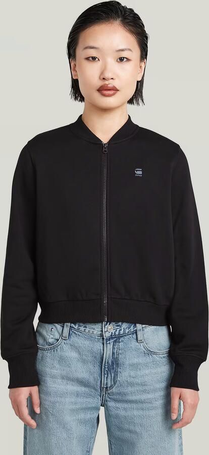 G-Star RAW Longsleeve Bombersweater Zwart Dames - Foto 7