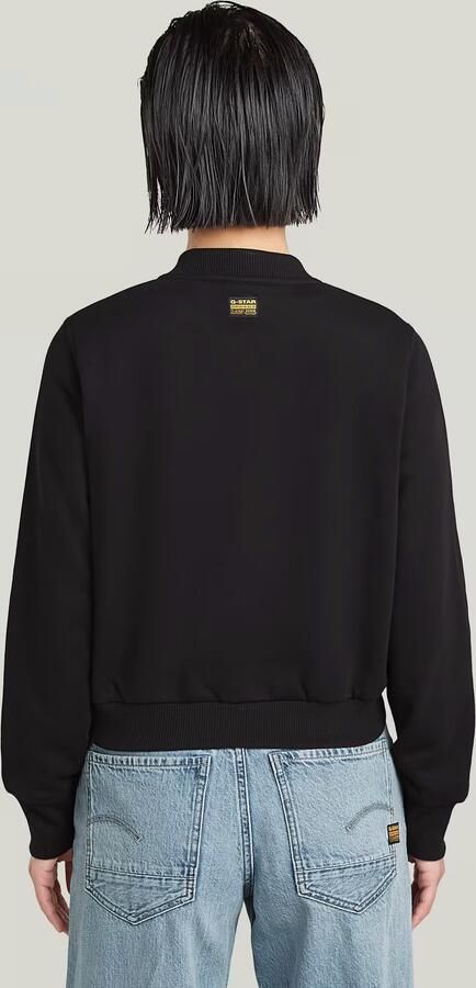 G-Star RAW Longsleeve Bombersweater Zwart Dames - Foto 5