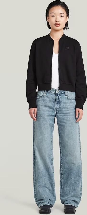 G-Star RAW Longsleeve Bombersweater Zwart Dames - Foto 6