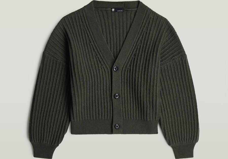 G-Star RAW Loose Cardigan Knit Grijs Dames