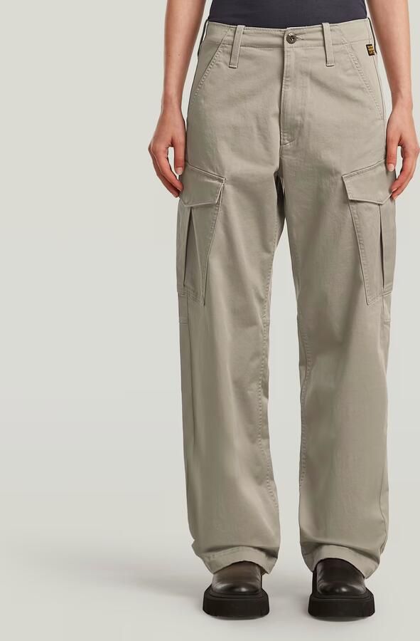 G-STAR straight regular waist cargobroek beige - Foto 3