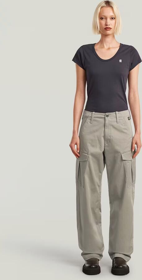 G-STAR straight regular waist cargobroek beige - Foto 10