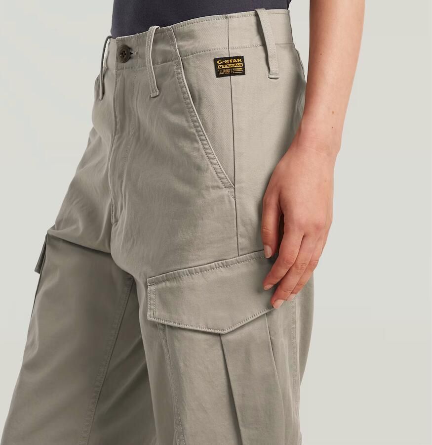G-STAR straight regular waist cargobroek beige - Foto 6