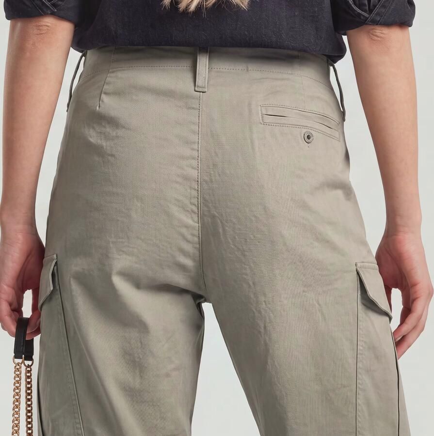 G-STAR straight regular waist cargobroek beige - Foto 7