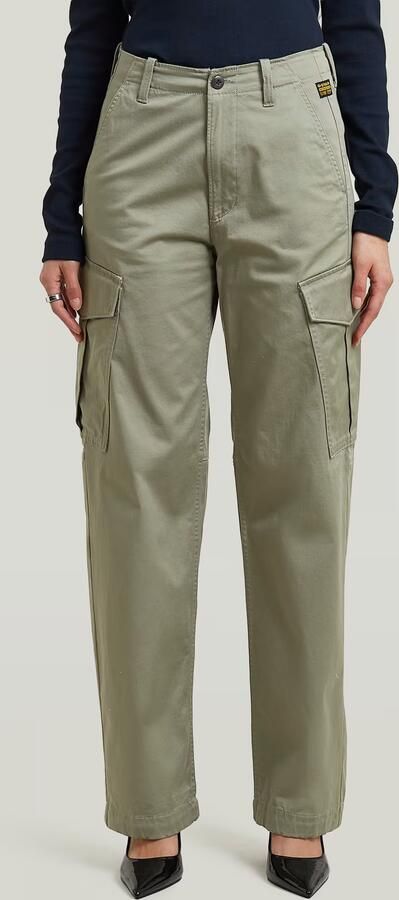 G-Star RAW Loose Cargobroek Groen Dames
