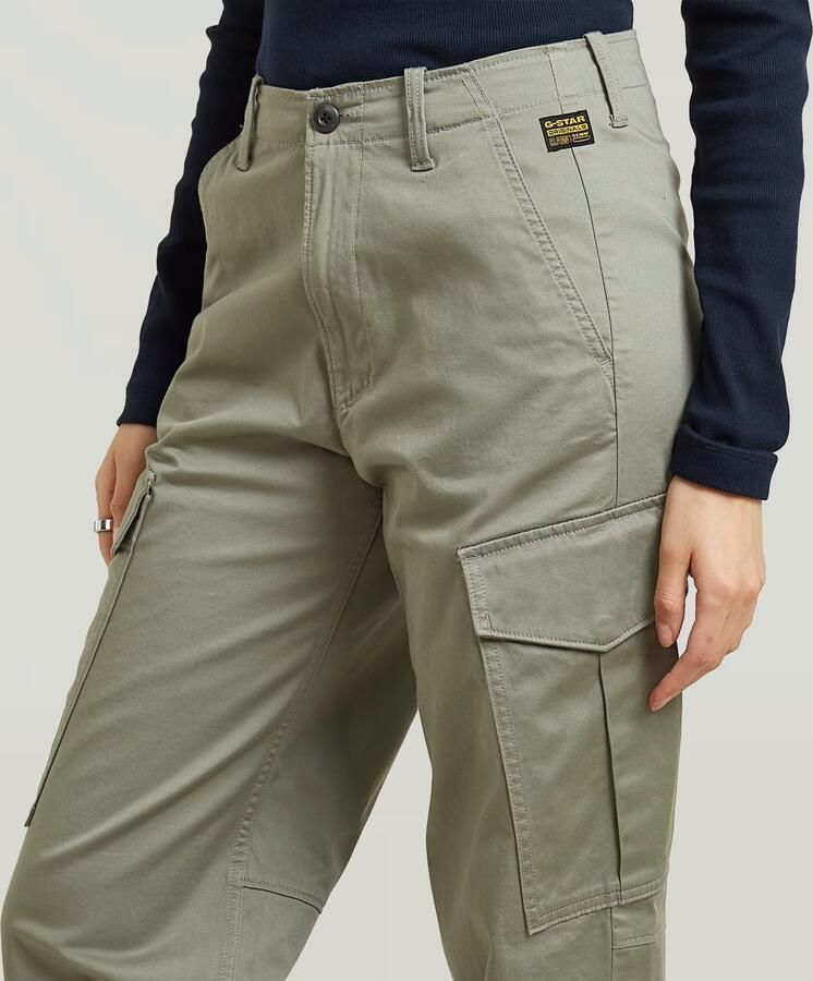 G-Star RAW Loose Cargobroek Groen Dames - Foto 3